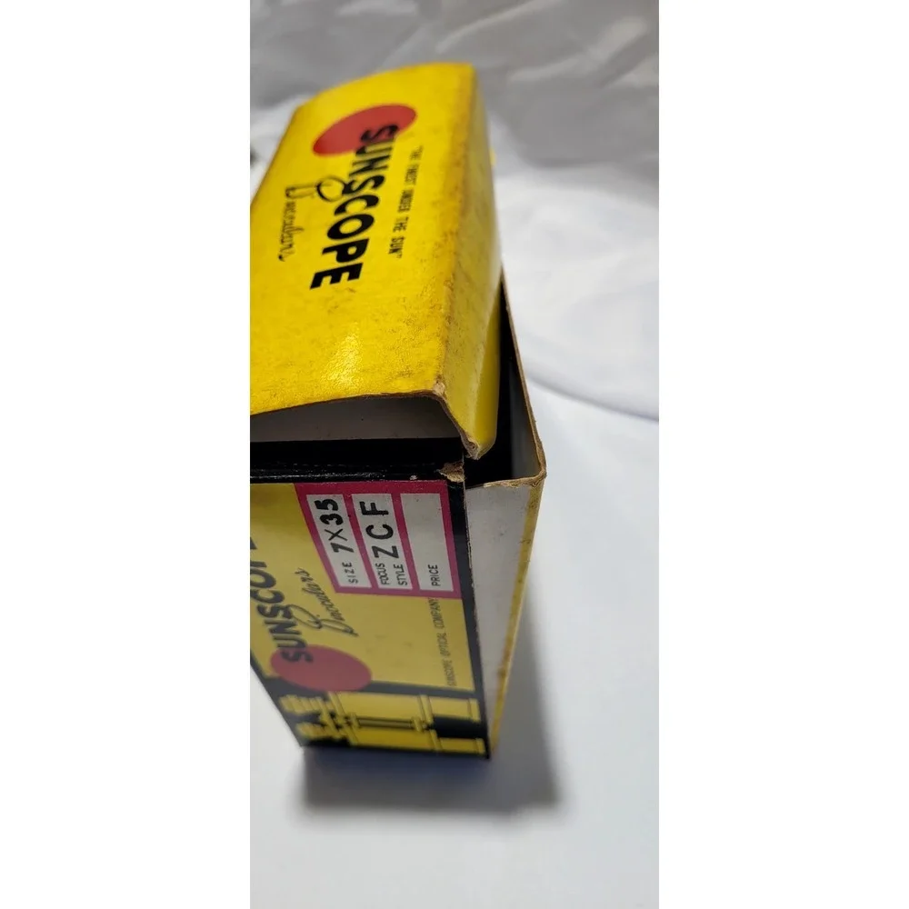 Vintage Sunscope President 7‎ X 35 Binoculars Japan *New With Defect*